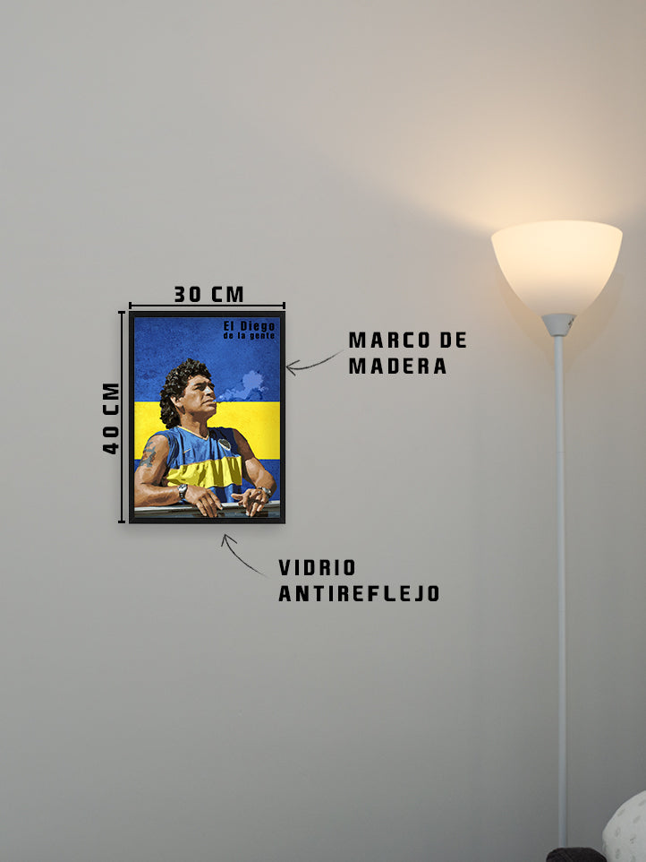 Cuadro Maradona - El Palco