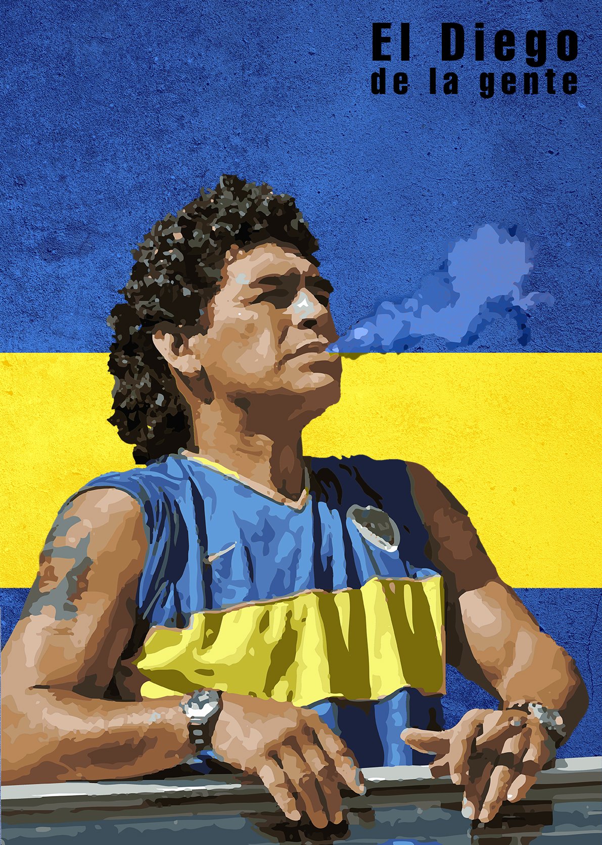 Cuadro Maradona - El Palco