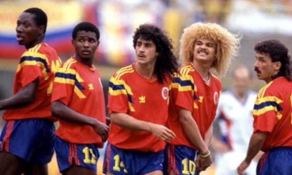 Camiseta Colombia 1990 Roja