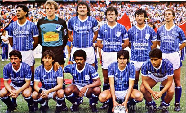 Camiseta Millonarios 1987