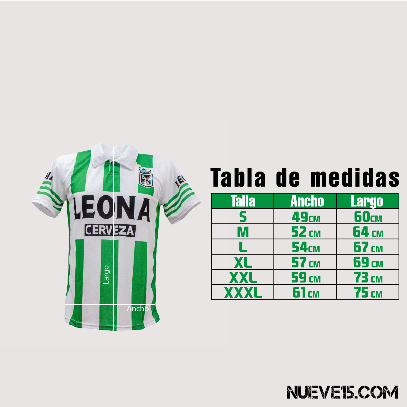 Camiseta Atlético Nacional 1997