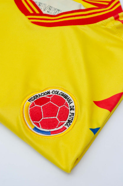 Camiseta Colombia 1990 Amarilla