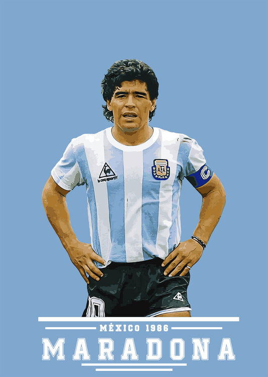 Cuadro Maradona 1986