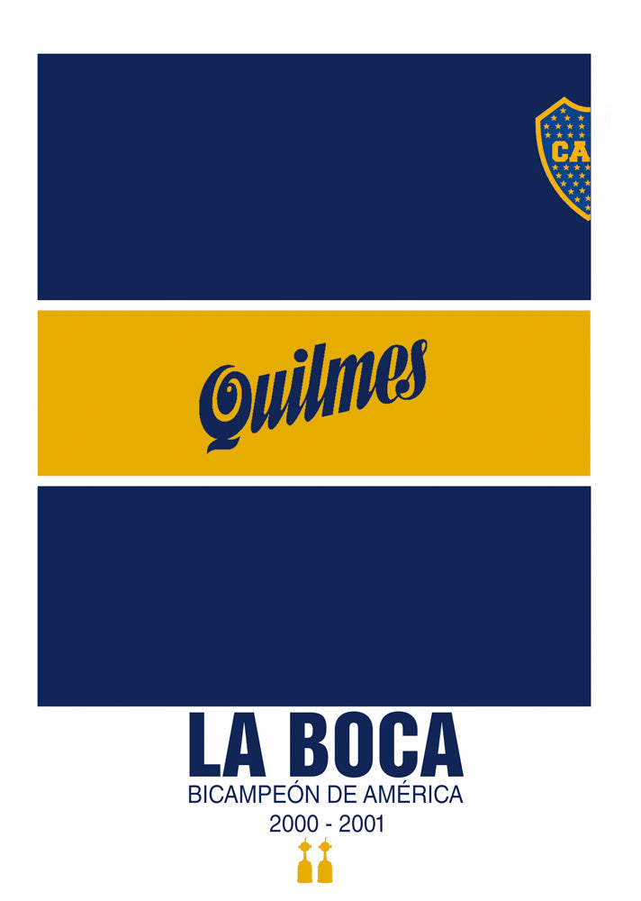 Cuadro Boca Bicampeón